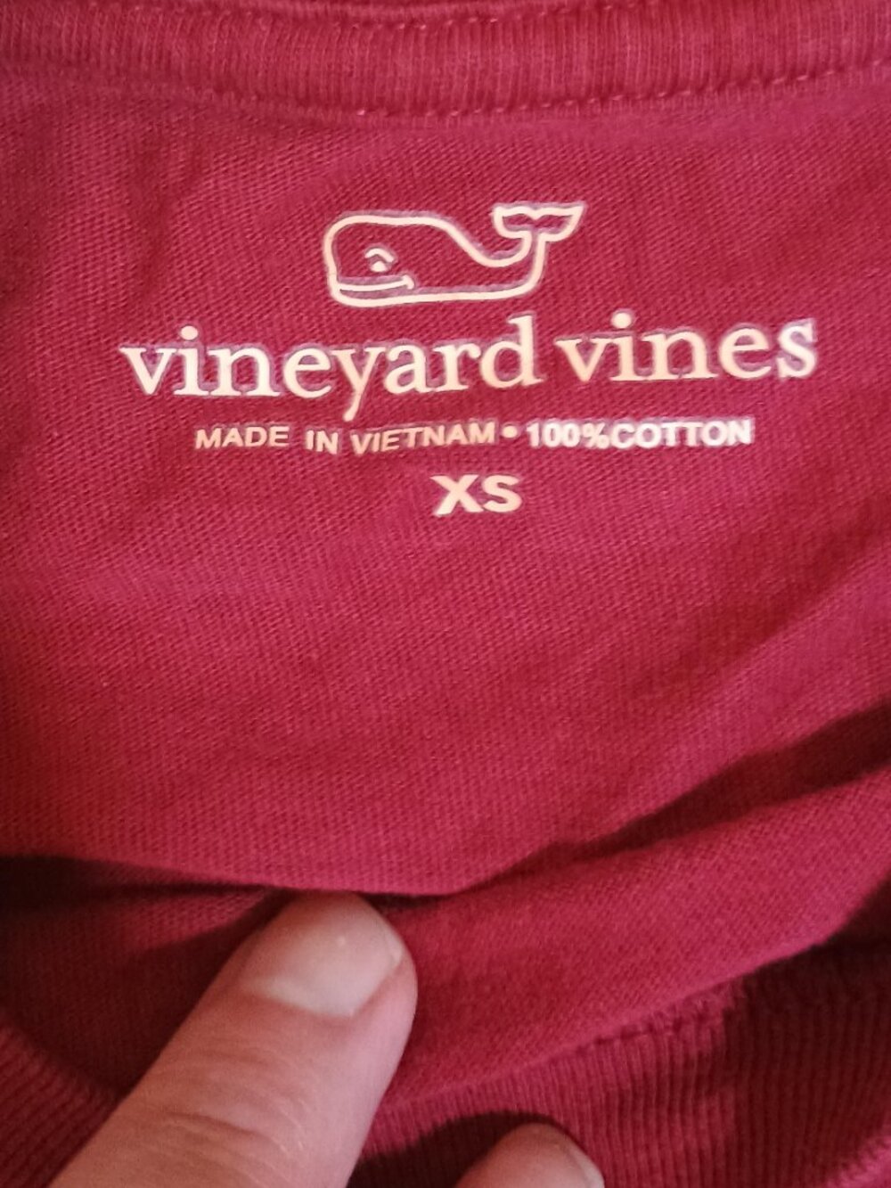 Vineyard Vines/Pocket Tee/Womens XS/Red/Dog Beach Sunset Graphic Coastal Shirt - Picture 3 of 8